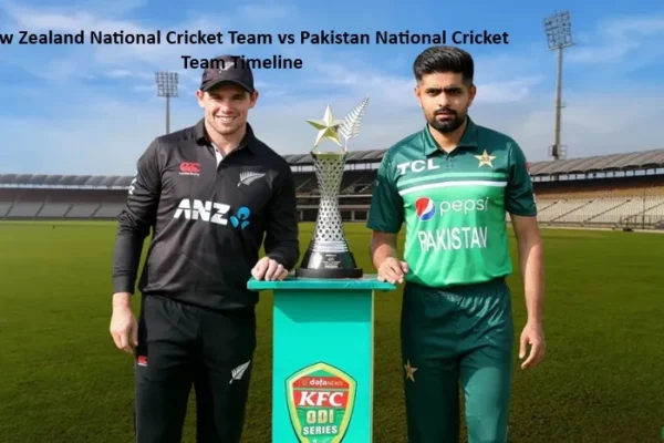 New Zealand National Cricket Team vs Pakistan National Cricket Team Timeline