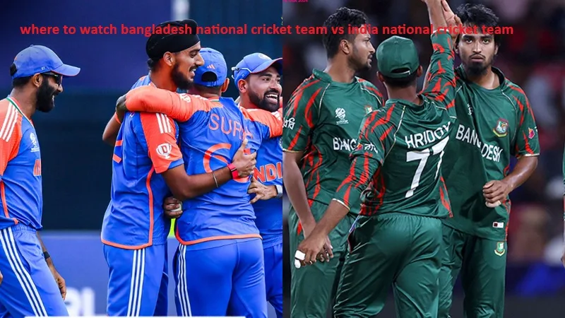 where to watch bangladesh national cricket team vs india national cricket team