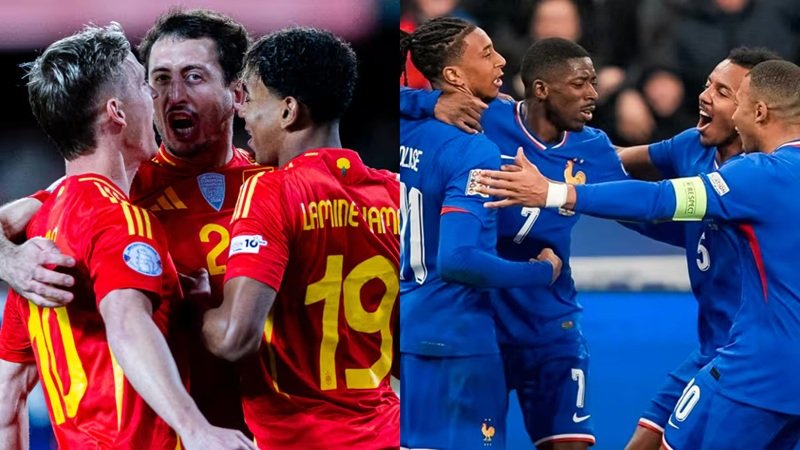 where to watch spain national football team vs france national football team