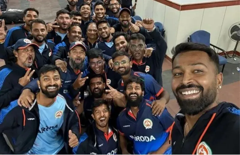 Baroda Cricket Team vs Sikkim Cricket Team Match Scorecard