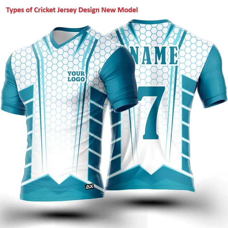 Types of Cricket Jersey Design New Model