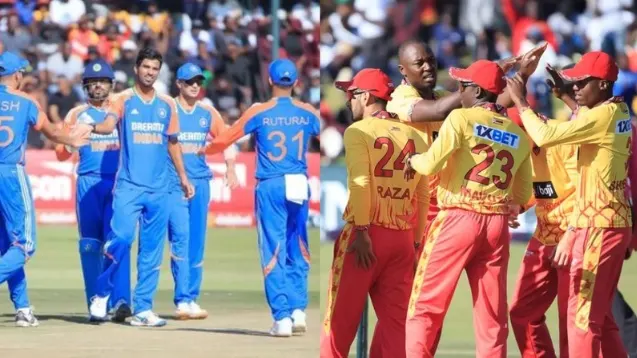 Zimbabwe Cricket Team vs India Cricket Team Timeline