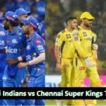Mumbai Indians vs Chennai Super Kings Timeline