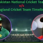 Pakistan National Cricket Team vs England Cricket Team Timeline