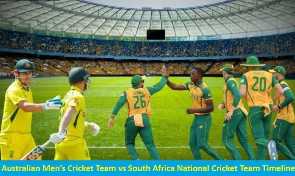 Australian Men’s Cricket Team vs South Africa National Cricket Team Timeline