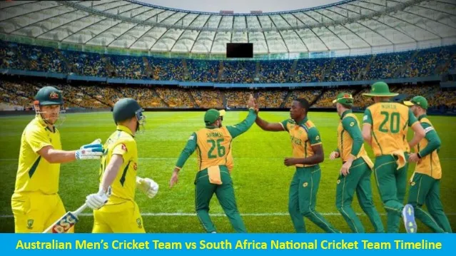 Australian Men’s Cricket Team vs South Africa National Cricket Team Timeline