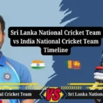 India National Cricket Team vs Sri Lanka National Cricket Team Timeline