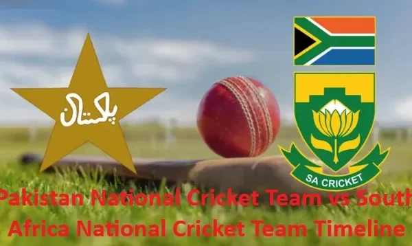 Pakistan National Cricket Team vs South Africa National Cricket Team Timeline