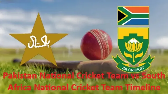 Pakistan National Cricket Team vs South Africa National Cricket Team Timeline