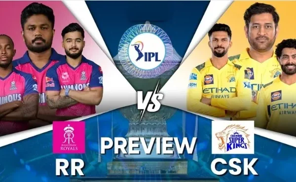 Rajasthan Royals vs Chennai Super Kings Timeline